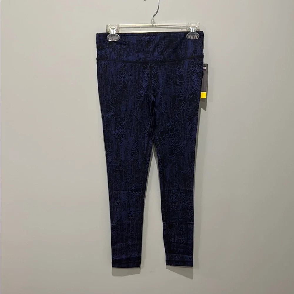 Kirkland Signature Blue Patterned Leggings - Picture 1 of 3